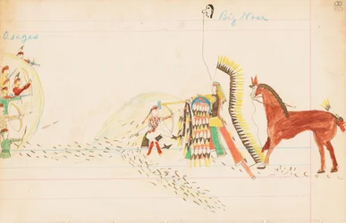Osages, Große Nase, 1874-75